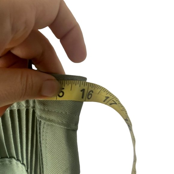 Vintage 70s Green High Rise Wide Leg Medium Tall - Picture 8 of 14